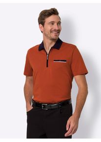 CLASSIC Herren Poloshirt "Kurzarm-Poloshirt", rot, Gr. 44, unifarben, 100% Baumwolle, Shirts