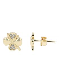 Adelia´s ADELIA ́S Damen Paar Ohrhänger, Damen, Gelbgold 333, silber, Gelbgold 333, Ohrringe