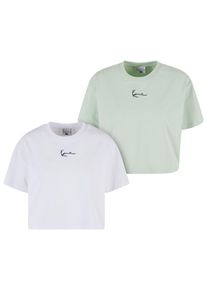 Karl Kani Herren T-Shirt "Karl Kani Damen", weiß, klassisch, Gr. XL, bedruckt, 95% Baumwolle, 5% Elasthan, Shirts