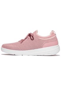 fitflop Damen Slip-On Sneaker "SUPER-Q", Gr. 37, rosa, Textil, unifarben, sportlich, Schuhe, Slip-On Sneaker, Schlupfschuh mit Keilabsatz