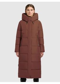 Khujo Damen Steppmantel "SOULANI4", rot, modisch, Gr. L, unifarben, Web, Steppware, Obermaterial: 100% Polyester. Futter: 100% Nylon. Wattierung: