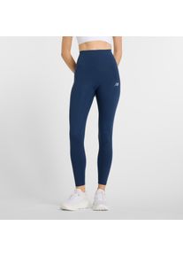New Balance Damen Lauftights "Harmony High Rise Legging 25"", blau, sportlich, Gr. XXL, Obermaterial: 78% Polyester, 22% Elasthan, Hosen