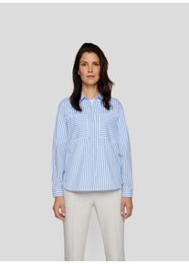 Rabe Damen Klassische Bluse "Bluse", blau, feminin, Gr. 40, gestreift, 67%Baumwolle 28%Polyamid 5%Elastan, Blusen