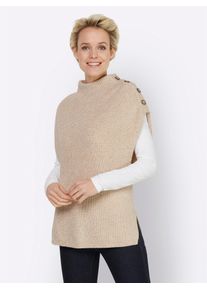 Heine Damen Pullunder "Pullunder", beige, Gr. 50, unifarben, 100% Baumwolle, Pullover