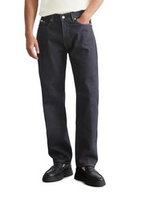 Marc O'Polo Herren Straight-Jeans "aus reiner Bio-Baumwolle", blau, Gr. 32, MARC O'POLO DENIM, unifarben, Obermaterial: 100% Baumwolle, Jeans