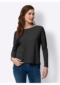Heine Damen Strickpullover "Pullover", schwarz, Gr. 34, unifarben, 45% Viskose, 30% Polyamid, 25% Polyester, Pullover