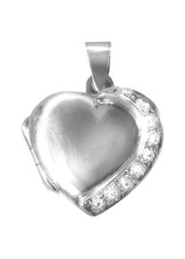Vivance Damen Ketten-Anhänger "925/- Sterling Silber Herz", ONE-SIZE, Silber 925 (Sterlingsilber), 3,2 g, weiß, Silber 925 (Sterlingsilber),