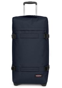 Eastpak Weichgepäck-Trolley "TRANSIT'R M", blau, Polyester, unifarben, Basic, Koffer, Reisegepäck Aufgabegepäck Reisekoffer mit TSA Schloss