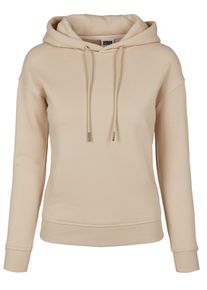 Urban Classics Damen Kapuzenpullover "Urban Classics Damen Ladies Organic Hoody", beige, casual, Gr. 4XL, unifarben, 100% Baumwolle, Pullover