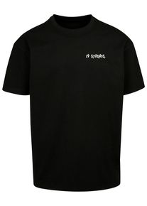 2Y STUDIOS Herren T-Shirt "2Y Studios Herren Thoughts Oversize Tee", schwarz, casual, Gr. L, bedruckt, 100% Baumwolle, Shirts