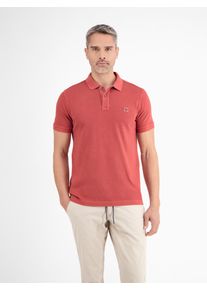 Lerros Herren Poloshirt, rot, casual, Gr. XXL, unifarben, Piquu00e9, Obermaterial: 100% Baumwolle, Shirts, mit Logo Stickerei
