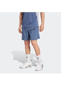Herren Shorts "TECH APP SHORT", blau, sportlich, Gr. M, adidas Performance, Obermaterial: 87% Polyester, 13% Elasthan, Hosen