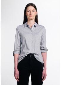 Eterna Damen Hemdbluse "FITTED", grau, casual, Gr. 42, 100% cotton, Blusen, EASY IRON (bügelleicht)