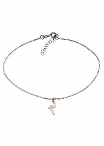 Firetti Fußkette "Schmuck Geschenk Silber 925 Körperschmuck Flamingo Venezianerkette", Silber 925 (Sterlingsilber), silber, Silber 925