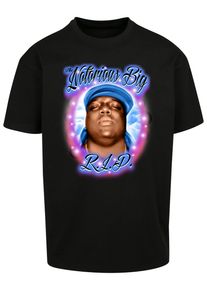 Herren T-Shirt "Upscale by Mister Tee Unisex Biggie R.I.P Tee", schwarz, casual, Gr. XS, UPSCALE BY MISTER TEE, unifarben, 100% Baumwolle, Shirts
