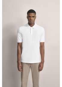 Bugatti Herren Poloshirt, weiß, casual, Gr. XXL, 100% Baumwolle, Shirts, mit körpernaher Passform