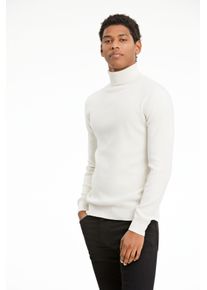 LINDBERGH Herren Rollkragenpullover, beige, casual, Gr. L, unifarben, Strick, Obermaterial: 52% Viskose, 25% Polyester, 23% Polyamid, Pullover, mit