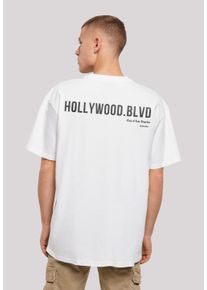F4NT4STIC Herren T-Shirt "Hollywood blvd OVERSIZE TEE", weiß, casual, Gr. 4XL, Obermaterial: 100% Baumwolle, Shirts, Print