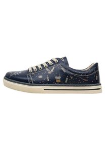 DOGO Damen Sneaker "Sneaker Stay-At-Hogwarts Damen Sneaker / Female", Gr. 37, blau, Lederimitat, Schuhe, Vegan
