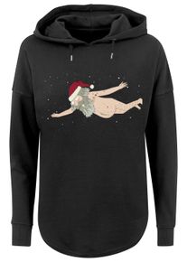 F4NT4STIC Damen Kapuzenpullover "F4NT4STIC Damen", schwarz, casual, Gr. S, unifarben, 100% Baumwolle, Pullover