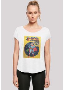 F4NT4STIC Damen T-Shirt "DC Comics Superman International Cover", weiß, casual, Gr. XS, Obermaterial: 100% Baumwolle, Shirts, Damen,Premium