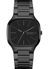 Skagen Herren Quarzuhr "MELLEM"schwarz, Armbanduhren, Armbanduhr, Herrenuhr, Edelstahlarmband, analog