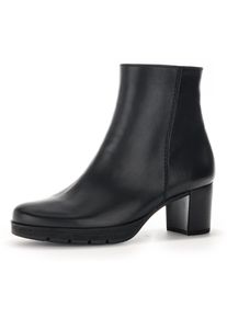 Gabor Damen Stiefelette "St. Tropez", Gr. 40, schwarz, Nappaleder, unifarben, klassisch, Schuhe, mit Reißverschluss