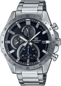CASIO EDIFICE Herren Chronograph "EFR-571D-1AVUEF", silber, Armbanduhren, Quarzuhr, Armbanduhr, Herrenuhr, Stoppfunktion, Edelstahlarmband