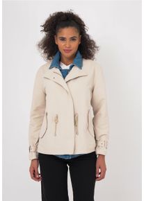 FRESHLIONS Damen Trenchcoat "Zelda", beige, casual, Gr. S, unifarben, 100% Baumwolle, Mäntel, mit stilvollem Reverskragen