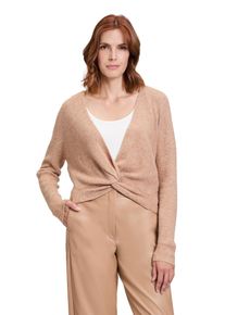 BETTY & CO BETTY & CO Damen Strickpullover "Betty & Co Strickpullover mit V-Ausschnitt", braun, feminin, Gr. 42, Strick, Obermaterial: 52% Polyacryl, 35%