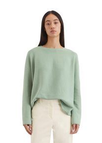 Marc O'Polo MARC O'POLO Damen Strickpullover "aus softer Bio-Baumwolle", grün, casual, Gr. XS, unifarben, Obermaterial: 100% Baumwolle, Pullover