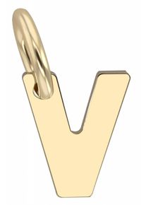 Adelia´s ADELIA ́S Damen Ketten-Anhänger "Neuheit 2025 - trendiger Buchstabe Anhänger aus 375 Gold", Gelbgold 375-Gold, gold, Gelbgold 375, Gold,