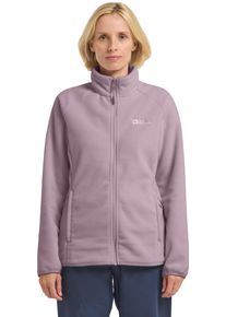 Jack Wolfskin Damen Fleecejacke "MOONRISE FZ W", lila, Gr. L, Oberstoff: 100% POLYESTER ; Futter 1: 100% POLYESTER, Jacken