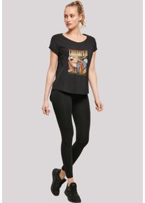 F4NT4STIC Damen T-Shirt "Long Cut T-Shirt Disney Bambi Klopfer", schwarz, casual, Gr. XS, Obermaterial: 100% Baumwolle, Shirts, Damen,Premium