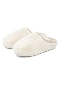Vivance Damen Pantolette "Hausschuh, Pantoffel, Clog", Gr. 36, beige, Obermaterial: 100% Synthetik. Futter: 100% Synthetik. Decksohle: 100%
