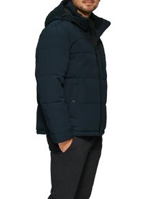 s.Oliver Herren Steppjacke, blau, casual, Gr. XXXL, unifarben, Web, Obermaterial: 85% Polyester, 15% Baumwolle, Jacken, mit Kapuze