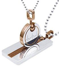 Firetti Schmuckset "Multipack Schmuck Geschenk Halsketten LIEBE", rosa, Edelstahl, Schmuck-Sets, 2 Ketten mit Anhänger