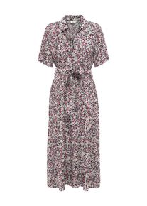 Jacqueline de Yong JDY Damen Hemdblusenkleid "JDYSTARSEZEN LIFE 2/4 MIDIDRESS WVN NOOS"cloud dancer aop:03, 25, 32 abstract multi dot, modisch, Gr. XL, bedruckt, Web,