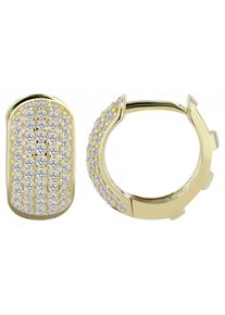 Adelia´s ADELIA ́S Damen Paar Ohrhänger, Damen, Gelbgold 333, silber, Gelbgold 333, Ohrringe