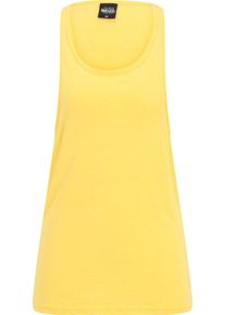 Urban Classics Herren Muskelshirt "Urban Classics Damen Ladies Loose Burnout Tank", gelb, casual, Gr. L, unifarben, 65% Polyester, 35% Baumwolle,