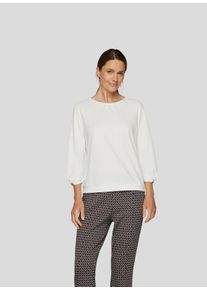 Rabe Damen Print-Shirt "T-Shirt", weiß, feminin, Gr. 38, unifarben, 70%Modal 30%Polyester, Shirts