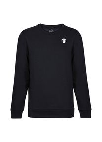 MOROTAI Herren Longsleeve "MOROTAI Herren MOROTAI Kisho Sweater", schwarz, klassisch, Gr. XL, bedruckt, 70% Baumwolle, 30% Polyester, Shirts