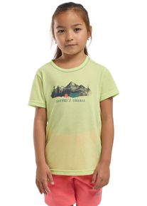 Jack Wolfskin Kinder T-Shirt "HIKING GRAPHIC T KIDS"print, coolmatcha, Gr. 116, Oberstoff 100% POLYESTER, Shirts