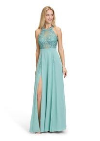 Vera Mont Damen Abendkleid "Vera Mont Abendkleid mit Placement", grün, festlich, Gr. 44, Obermaterial: 100% Polyester. Futter: 100% Polyester.,