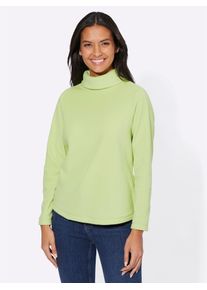 Classic Basics Damen Fleeceshirt "Fleece-Shirt", grün, Gr. 48, unifarben, 100% Polyester, Shirts