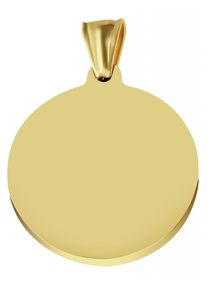 Adelia´s ADELIA ́S Damen Ketten-Anhänger "Neuheit 2025 - moderner Schmuck Anhänger aus Edelstahl", Edelstahl, gold, Edelstahl, Schmuckanhänger