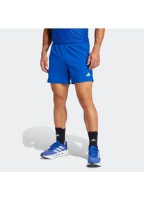 Herren Laufshorts "OTR B SHORT", blau, sportlich, Gr. S, adidas Performance, Obermaterial: 100% Polyester, Hosen