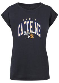 ABSOLUTE CULT Herren T-Shirt "ABSOLUTE CULT Damen Ladies Tom and Jerry - Can't Catch T-Shirt", blau, casual, Gr. XS, bedruckt, 100% Baumwolle, Shirts