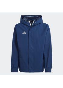 Kinder Trainingsjacke "ENT22 AW JKTY", blau, sportlich, Gr. 152, adidas Performance, clean, Obermaterial: 100% Polyester, Jacken