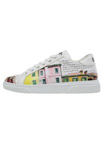 DOGO Damen Sneaker "Ace Sneakers Burano Island Damen Sneaker / Female", Gr. 41, weiß, Lederimitat, casual, Schuhe, Vegan